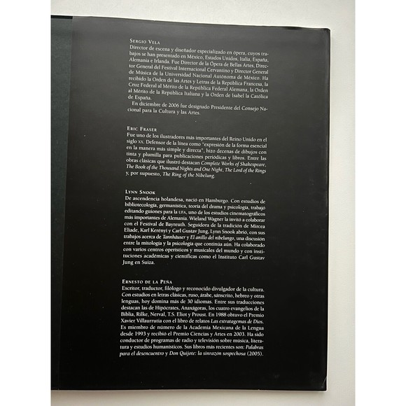 Richard Wagner El Anillo Del Nibelungo Sergio Vela Hardcover Book Spanish 1st Ed - Picture 12 of 13